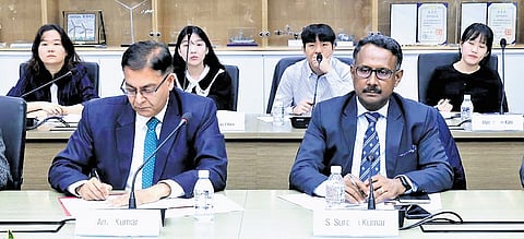 AP Infrastructure and Investment Department Secretary S Suresh Kumar took part in the 29th Economic Development Cooperation Fund Conference in Seoul 