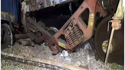 Goods train derails in Telangana's Peddapalli; 20 trains cancelled, 10 diverted