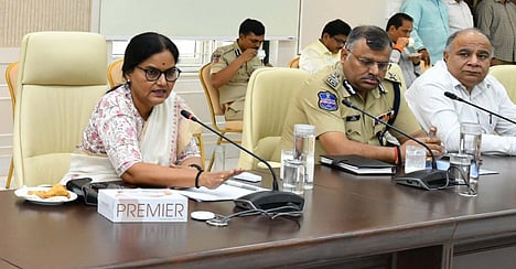 Chief Secretary Santhi Kumari