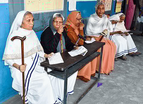 Scenes from polling stations across Jharkhand on the first phase of Assembly election.