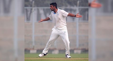 Haryana pacer Anshul Kamboj 