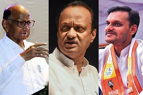 Sharad Pawar, Ajit Pawar and Yugendra Pawar
