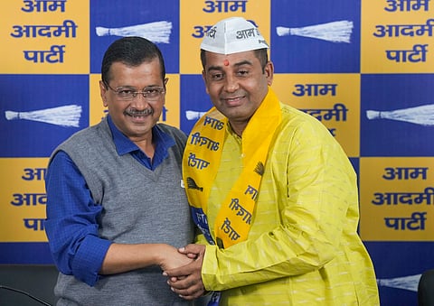 BJP's Purvanchali leader Anil Jha joins AAP