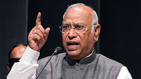 Congress President Mallikarjun Kharge.