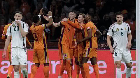 Netherlands into Nations League quarter-finals as Germany hit record seven