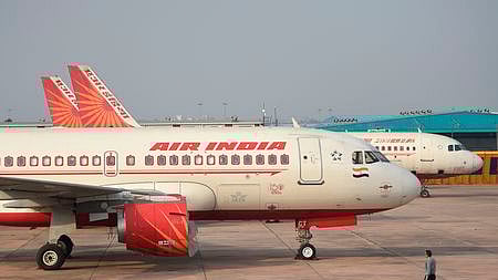Air India flight.