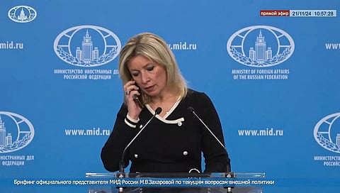 Russian spokeswoman told not to comment on Ukraine missile strike live on air