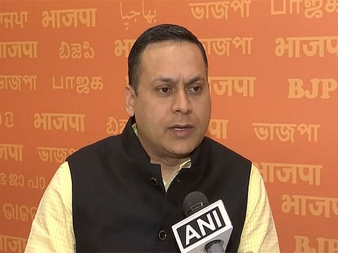 Congress general secretary in-charge communications Jairam Ramesh addresses a press conference at the party office in Delhi.