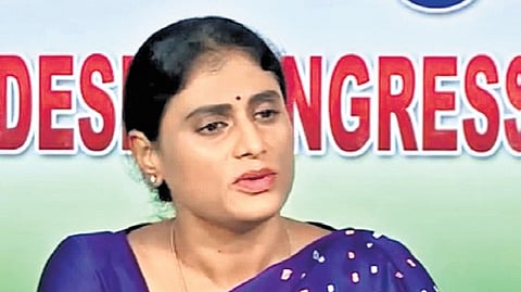 APCC chief YS Sharmila Reddy