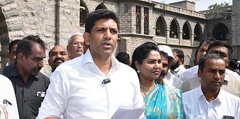 Union Minister of State for Rural Development and Communications Dr. Pemmasani Chandra Sekhar 