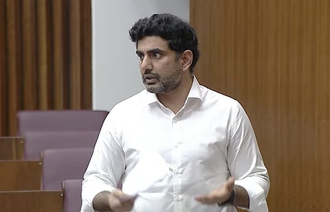 Minister for IT Nara Lokesh 