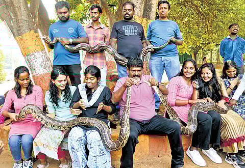 Vizag snake saver’s team rescues 35k reptiles in over two decades