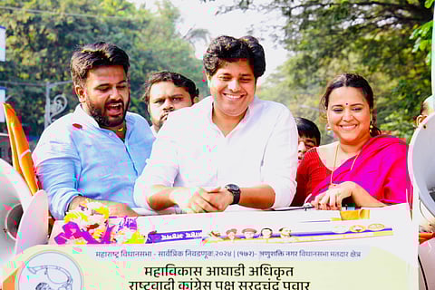 Fahad, an NCP (SP) candidate from Anushakti Nagar, lost to Sana Malik of Pawar's NCP 