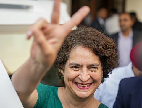 Congress General Secretary and newly elected Wayanad MP Priyanka Gandhi. 