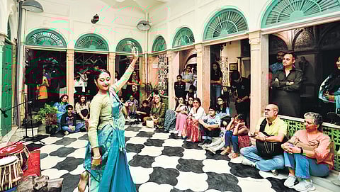 A performance at Kathika Cultural Centre in Old Delhi.