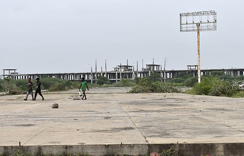 The civic body had already completed around 40% of the work and has spent over Rs 50 crores for the projects construction work.