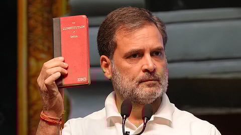 Leader of Opposition Rahul Gandhi.