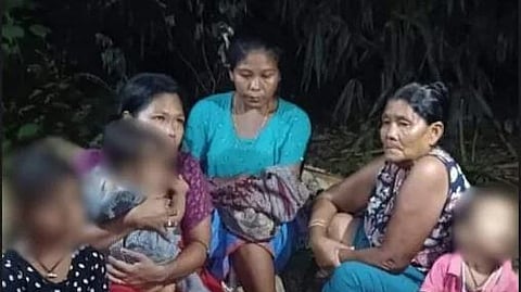 Six members of the Meitei family who were executed by Kuki militants in Manipur