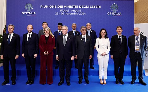 G7 FMM Outreach Session with Indo-Pacific partners in Fiuggi