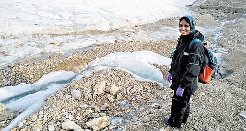Dr Femi during her training at Auli