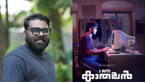 Actor-writer Sajin Cherukayil and Poster of 'I Am Kathalan'