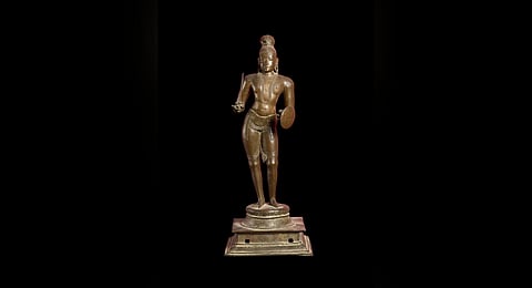 The Thirumangai Alwar Bronze Idol 