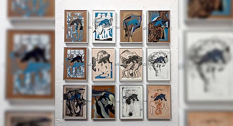 Gouche on letterhead paper in the ‘Dalit Panthers Series’.