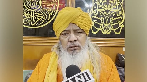 The spiritual head of Ajmer Sharif Dargah Syed Zainul Abedin Ali Khan.