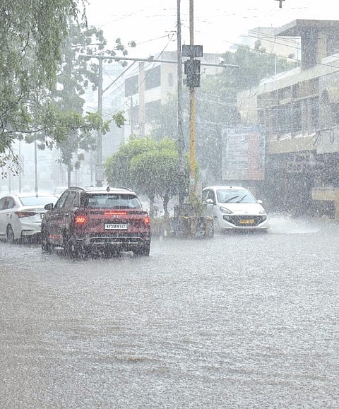 IMD has issued a red alert for South Coastal Andhra Pradesh and Rayalaseema, predicting heavy to very heavy rainfall due to a deep depression in the Bay of Bengal.