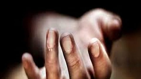 While he was attempting to clean the funnel-shaped tank, a metal sheet on which he was standing gave way, causing him to fall about 15ft into the furnace below, said the officer. 