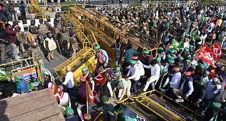 Image of farmers' protest used for representative purpose.