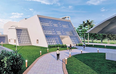 An artist’s impression of Neendakara Kerala Maritime Institute.