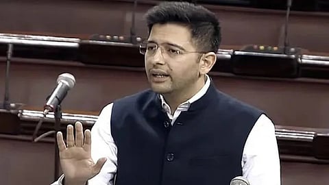 Rajya Sabha AAP MP Raghav Chadha.