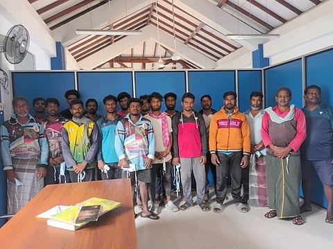 The 18 Indian fishers arrested by Sri Lankan Navy on Tuesday