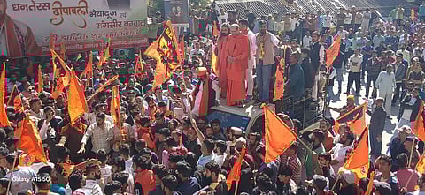 The Mahapanchayat held on December 1 in Uttarkashi.