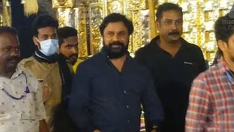 Actor Dileep in Sabarimala 