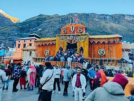 At Badrinath Dham, during the midday 'Rajbhog' — the royal meal offered to Lord Narayan — a portion of the sacred offering is traditionally presented to cockroaches first.