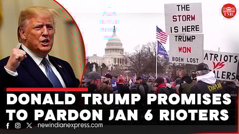 US President-elect Donald Trump promises to pardon January 6 rioters on his first day in office