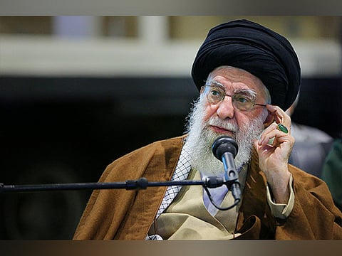 Iran's Supreme leader Ayatollah Ali Khamenei.