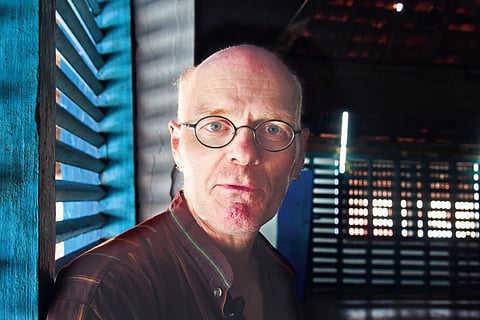 German artist Hartmut Schmidt finds soulful connection in Kerala's Ottanthullal