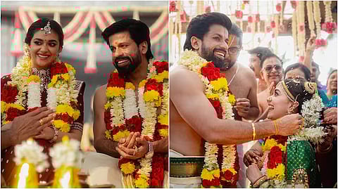 Actor Keerthy Suresh has married her boyfriend Antony Thattil in a traditonal wedding ceremony in Goa