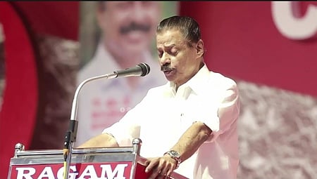 CPM state secratery MV Govindan.