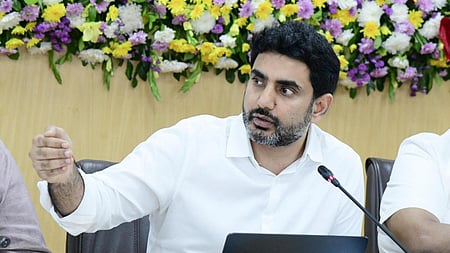 Minister for IT Nara Lokesh.