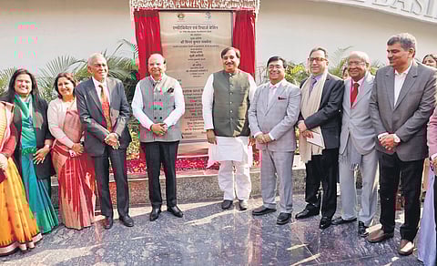 The ceremony saw the inauguration of several new infrastructure projects.