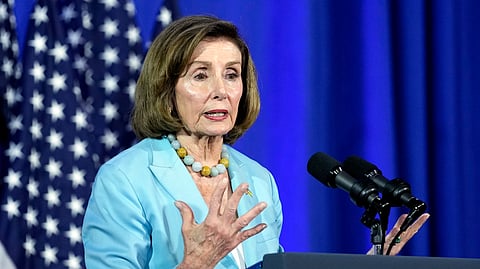 Rep. Nancy Pelosi, D-Calif., speaks during an event in Washington, June 23, 2023.
