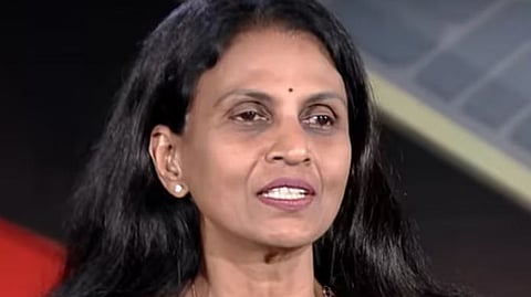 Sasthamangalam Councillor and Former Kerala DGP R Sreelekha.