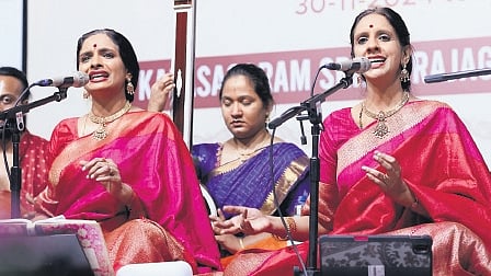 Kalasagaram’s 57th Annual Festival of Music, Dance, and Drama, the duo’s concert stood out.