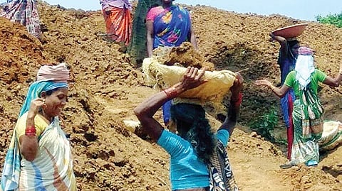 District Collectors and other senior officials for not coming well prepared over MGNREGA works and bill payments for the review meeting. 