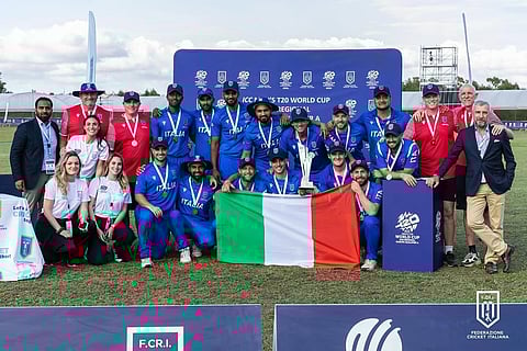 Italy lost to Netherlands but edged past Jersey based on NRR to qualify