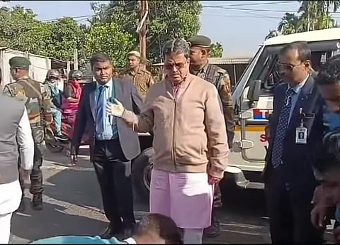 Tripura Chief Minister Manik Saha won widespread praise on Sunday after stopping his convoy to rescue a road accident victim